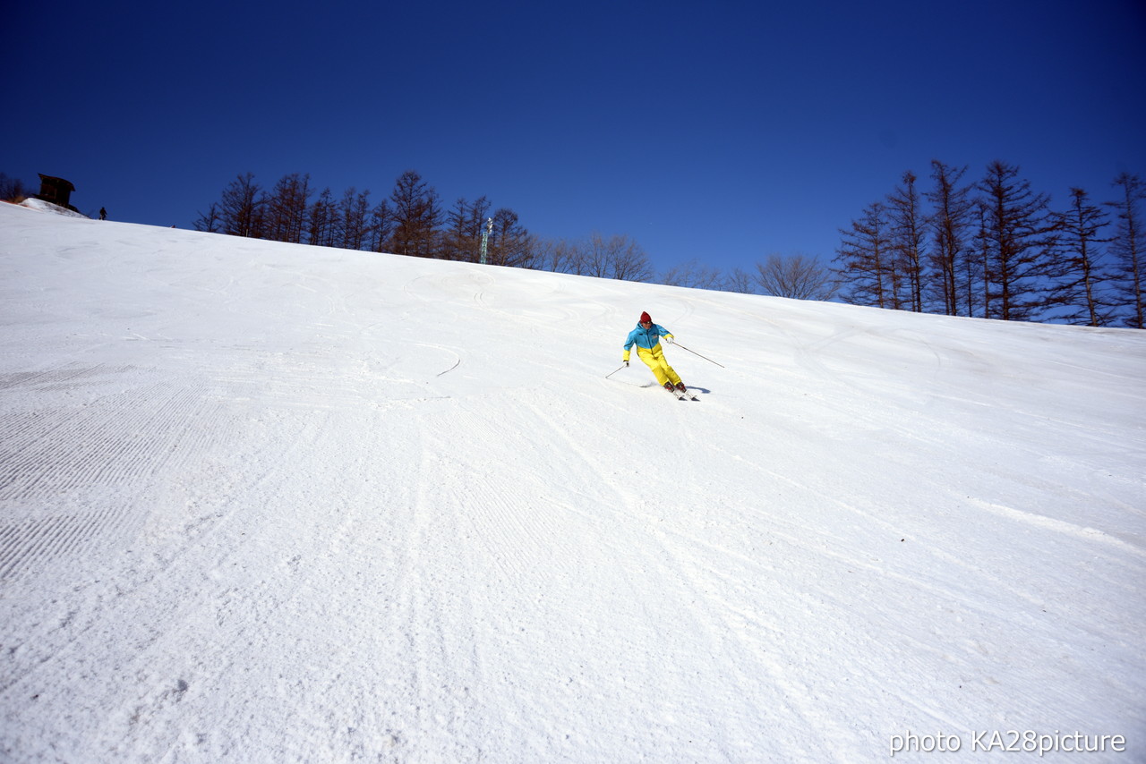 北海道十勝・めむろ新嵐山スキーリゾート メムロスキー場　麗らかな春の日差しを浴びながら。。。